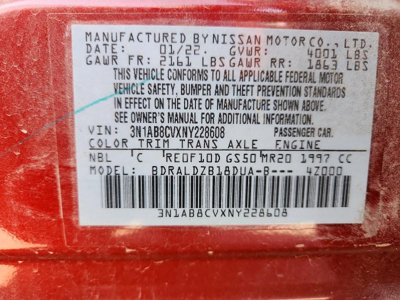 Aukcja sprzedaży 2022 Nissan Sentra, vin: 3N1AB8CVXNY228608, numer aukcji: 48616436