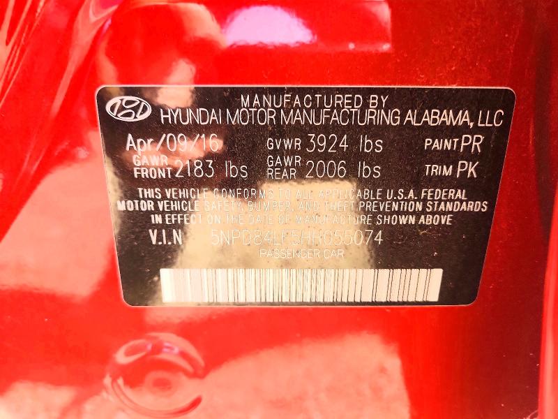 Aukcja sprzedaży 2017 Hyundai Elantra, vin: 5NPD84LF5HH055074, numer aukcji: 50499116