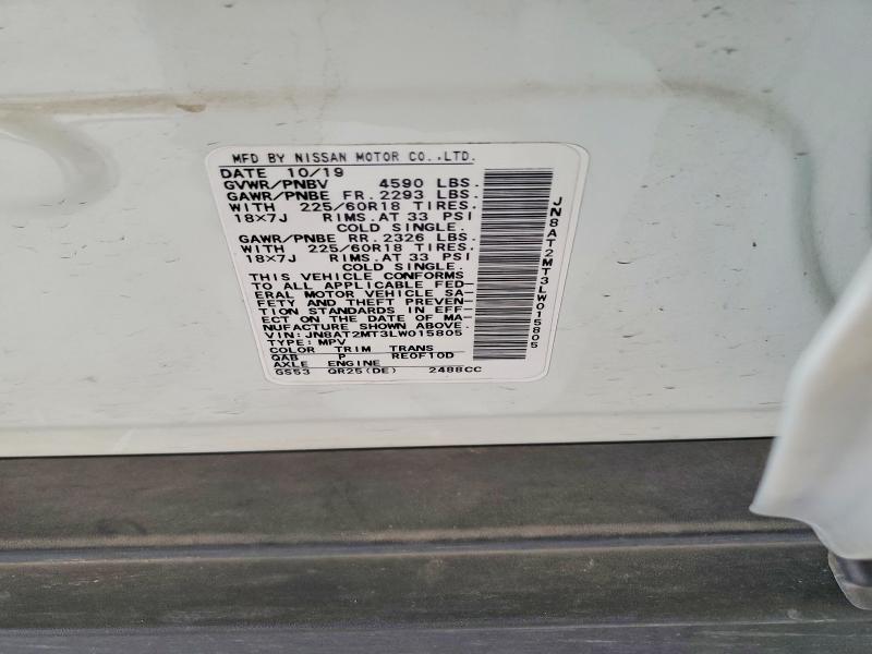 Продажа на аукционе авто 2020 Nissan Rogue, vin: JN8AT2MT3LW015805, номер лота: 50946596