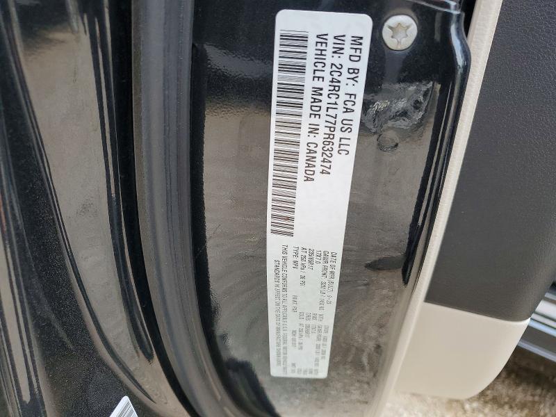 51195896 :رقم المزاد ، 2C4RC1L77PR632474 vin ، 2023 Chrysler Pacifica مزاد بيع