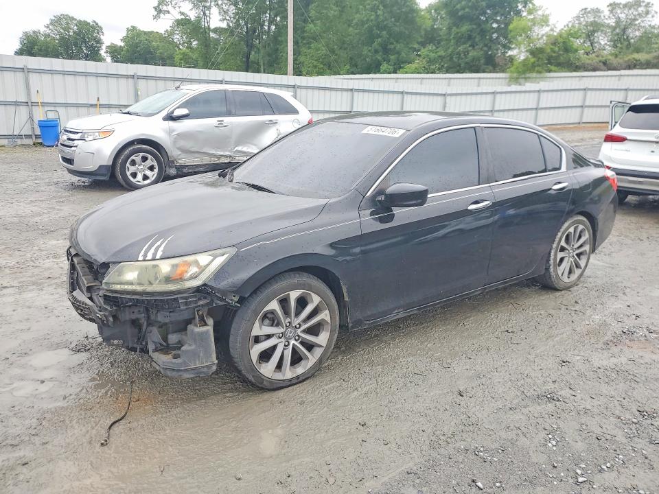 2013 Honda Accord მანქანა იყიდება აუქციონზე, vin: 1HGCR2F57DA004615, აუქციონის ნომერი: 51664706