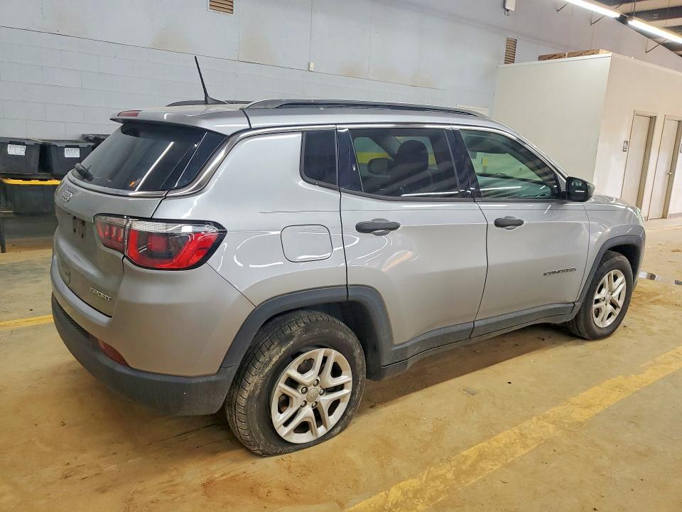 2019 Jeep Compass მანქანა იყიდება აუქციონზე, vin: 3C4NJCAB7KT652513, აუქციონის ნომერი: 48802466