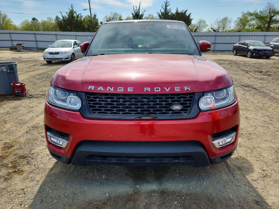 2015 Land Rover Range Rover Sport მანქანა იყიდება აუქციონზე, vin: SALWR2VFXFA507640, აუქციონის ნომერი: 50313806