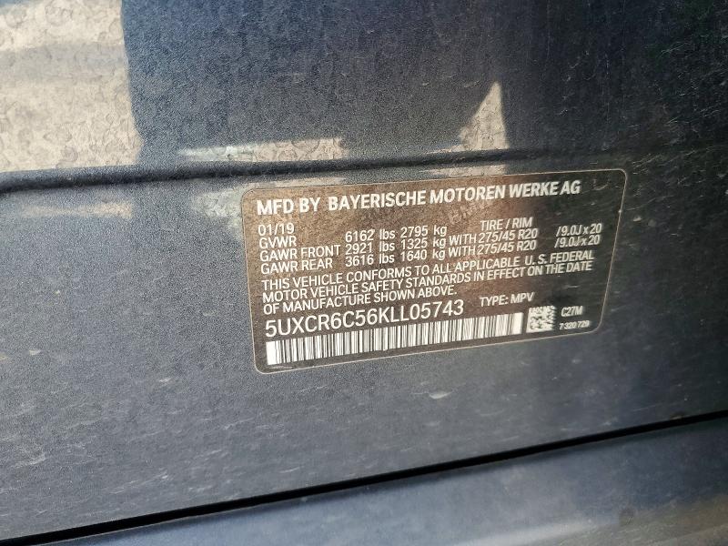 Aukcja sprzedaży 2019 Bmw X5, vin: 5UXCR6C56KLL05743, numer aukcji: 48124846