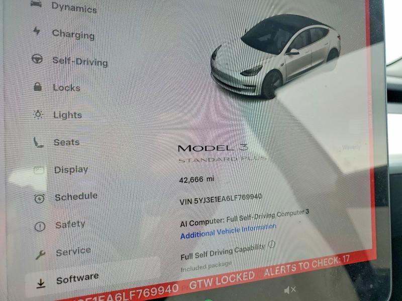 Aukcja sprzedaży 2020 Tesla Model 3, vin: 5YJ3E1EA6LF769940, numer aukcji: 51285756