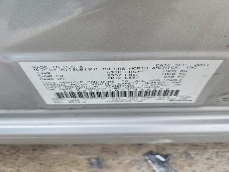 Продаж на аукціоні авто 2012 Mitsubishi Galant, vin: 4A32B3FF6CE009872, номер лоту: 49309296