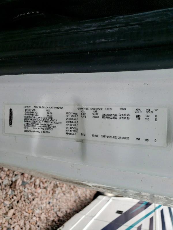 Продаж на аукціоні авто 2024 Freightliner Cascadia 126, vin: 3AKJHHDR1RSVH1859, номер лоту: 50812856