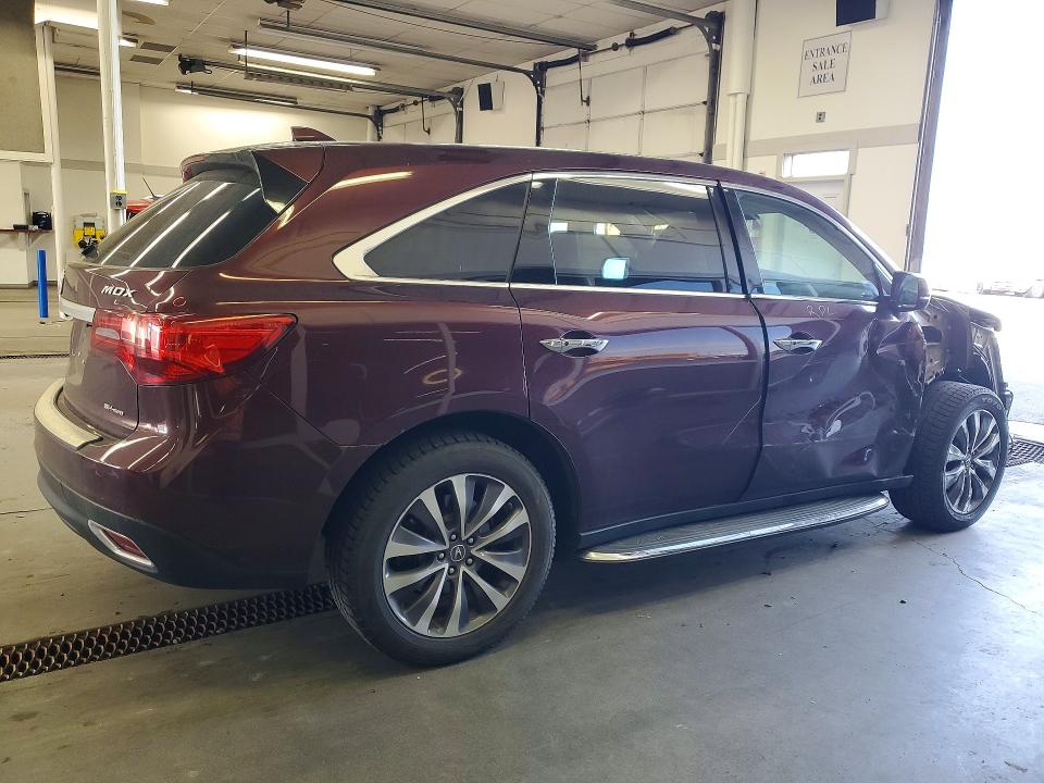 2016 Acura Mdx მანქანა იყიდება აუქციონზე, vin: 5FRYD4H41GB019107, აუქციონის ნომერი: 49768406
