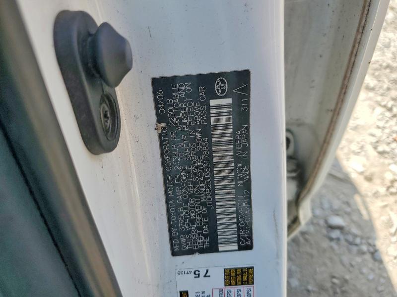 Aukcja sprzedaży 2006 Toyota Prius, vin: JTDKB20U363178834, numer aukcji: 50142126