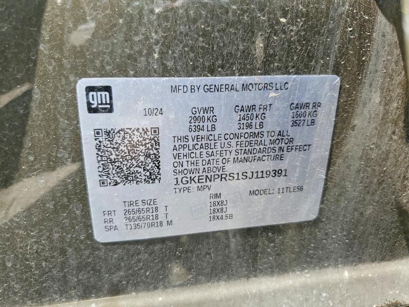 50844086 :رقم المزاد ، 1GKENPRS1SJ119391 vin ، 2025 Gmc Acadia مزاد بيع