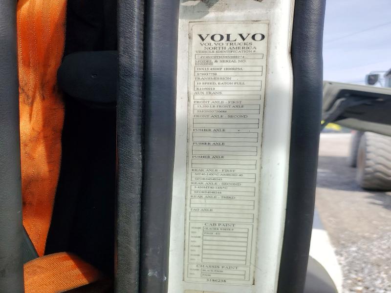 2017 Volvo Vnl მანქანა იყიდება აუქციონზე, vin: 4V4NC9TH2HN988274, აუქციონის ნომერი: 49796986