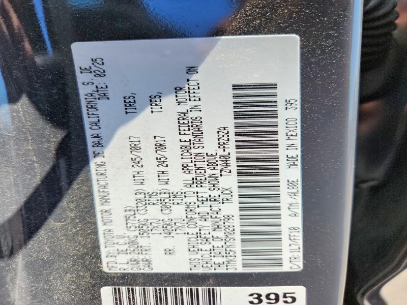 50766186 :رقم المزاد ، 3TMKB5FN7SM028798 vin ، 2025 Toyota Tacoma مزاد بيع