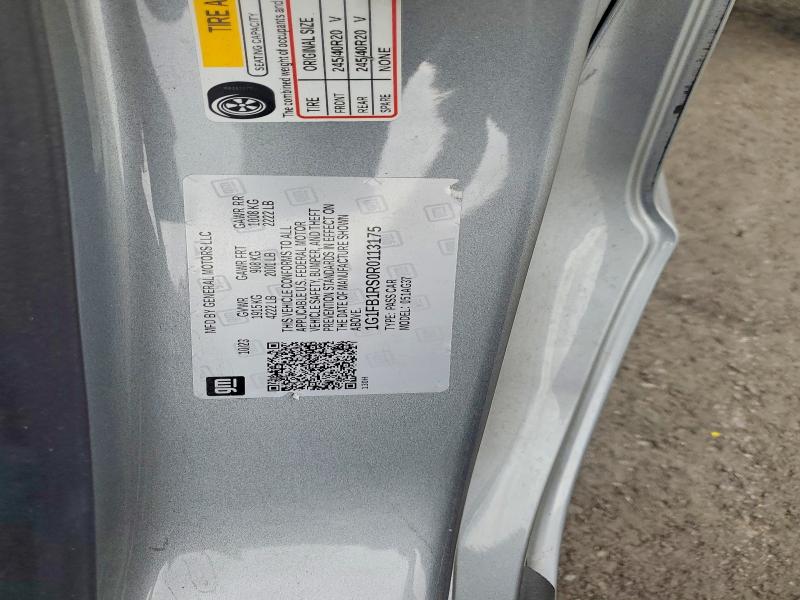 2024 Chevrolet Camaro მანქანა იყიდება აუქციონზე, vin: 1G1FB1RS0R0113175, აუქციონის ნომერი: 50625716