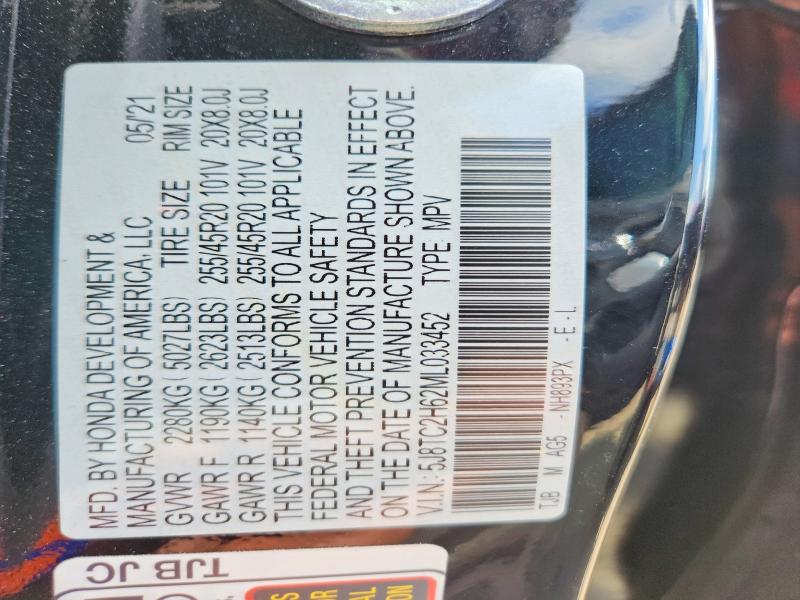 Продажа на аукционе авто 2021 Acura Rdx, vin: 5J8TC2H62ML033452, номер лота: 49512466