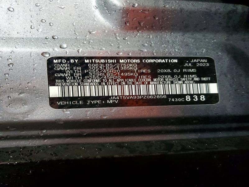 Продаж на аукціоні авто 2023 Mitsubishi Outlander, vin: JA4T5VA93PZ062856, номер лоту: 48329996