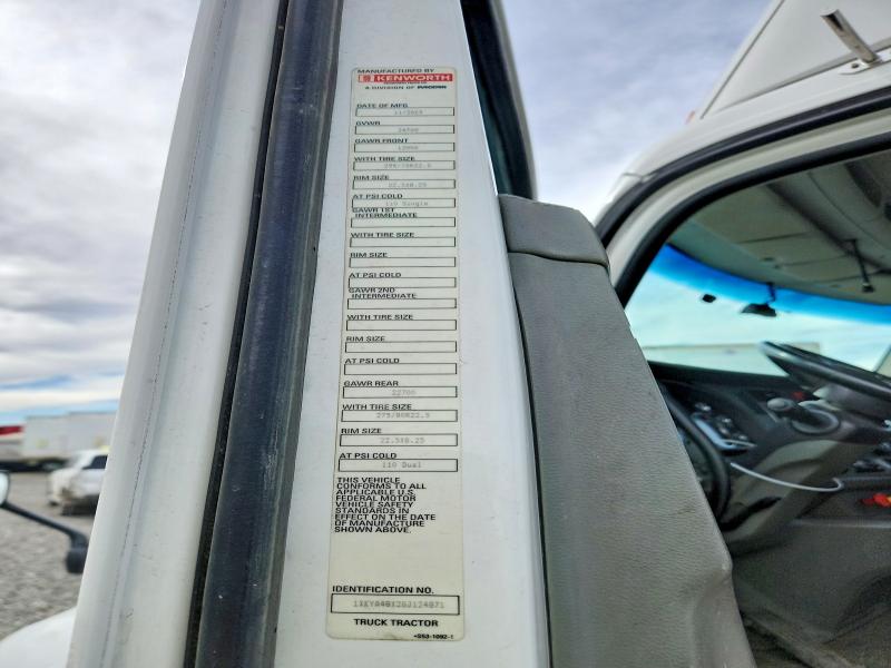 Aukcja sprzedaży 2016 Kenworth T680, vin: 1XKYA48X2GJ124871, numer aukcji: 50602016