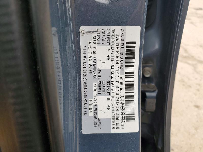 Продажа на аукционе авто 2024 Mazda 3, vin: 3MZBPBCM8RM414150, номер лота: 48810566