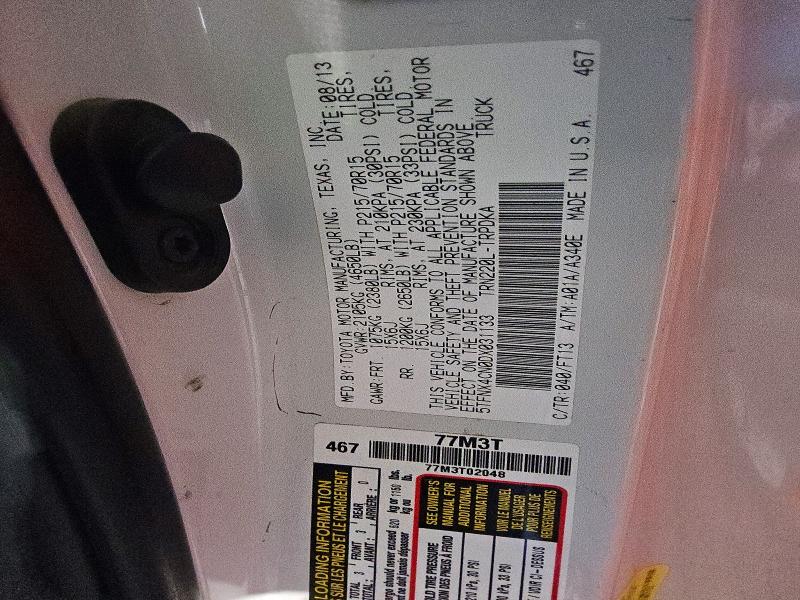 Продаж на аукціоні авто 2013 Toyota Tacoma, vin: 5TFNX4CN0DX031133, номер лоту: 51073506