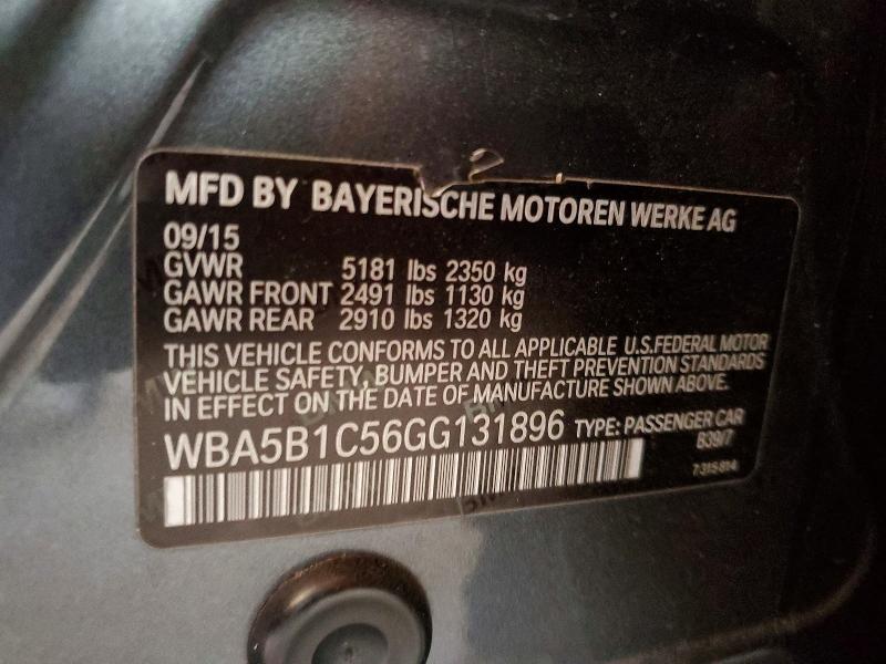 Aukcja sprzedaży 2016 Bmw 535, vin: WBA5B1C56GG131896, numer aukcji: 51358906