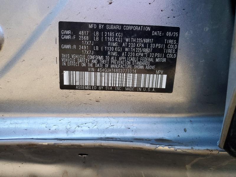 Продаж на аукціоні авто 2025 Subaru Crosstrek, vin: 4S4GUHT68S3773314, номер лоту: 48358066