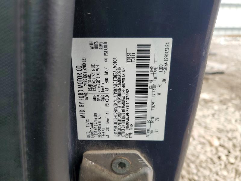 Aukcja sprzedaży 2014 Ford Transit Connect, vin: NM0GE9F77E1137962, numer aukcji: 53281946