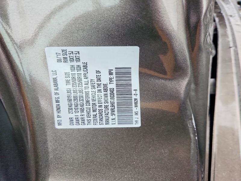 Продажа на аукционе авто 2018 Honda Odyssey, vin: 5FNRL6H87JB030403, номер лота: 48991966