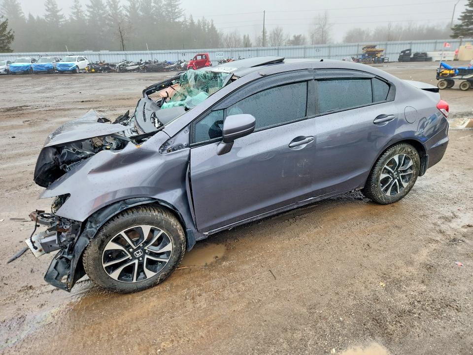 Продажа на аукционе авто 2015 Honda Civic Ex 4dr, vin: 2HGFB2E52FH017828, номер лота: 49114776