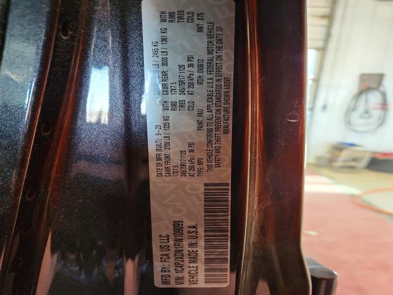 2024 Jeep Wrangler მანქანა იყიდება აუქციონზე, vin: 1C4PJXDN1RW109099, აუქციონის ნომერი: 60185375