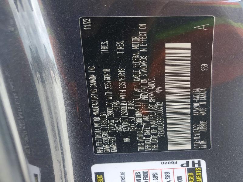 Продажа на аукционе авто 2023 Lexus Nx, vin: 2T2ADCAZ8PC003702, номер лота: 50744476