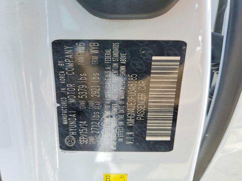 Продажа на аукционе авто 2015 Hyundai Genesis, vin: KMHGN4JE3FU048185, номер лота: 49640076