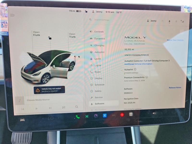 Aukcja sprzedaży 2020 Tesla Model Y, vin: 5YJYGDEE6LF018535, numer aukcji: 50762056