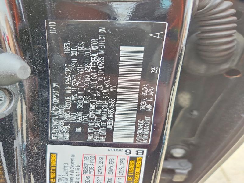 2011 Toyota 4runner მანქანა იყიდება აუქციონზე, vin: JTEBU5JR4B5046455, აუქციონის ნომერი: 51672466