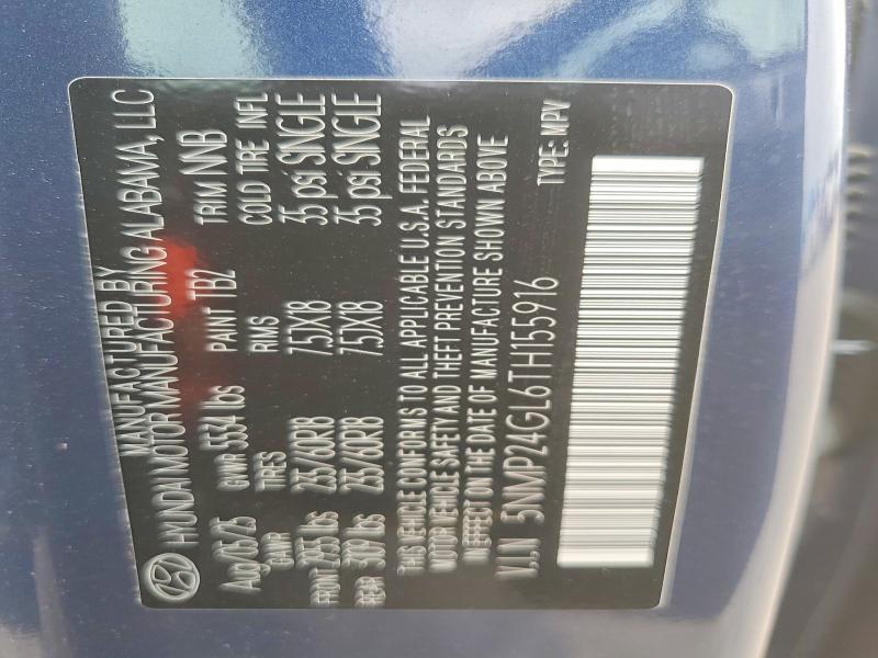 Продажа на аукционе авто 2026 Hyundai Santa Fe, vin: 5NMP24GL6TH155916, номер лота: 50713276