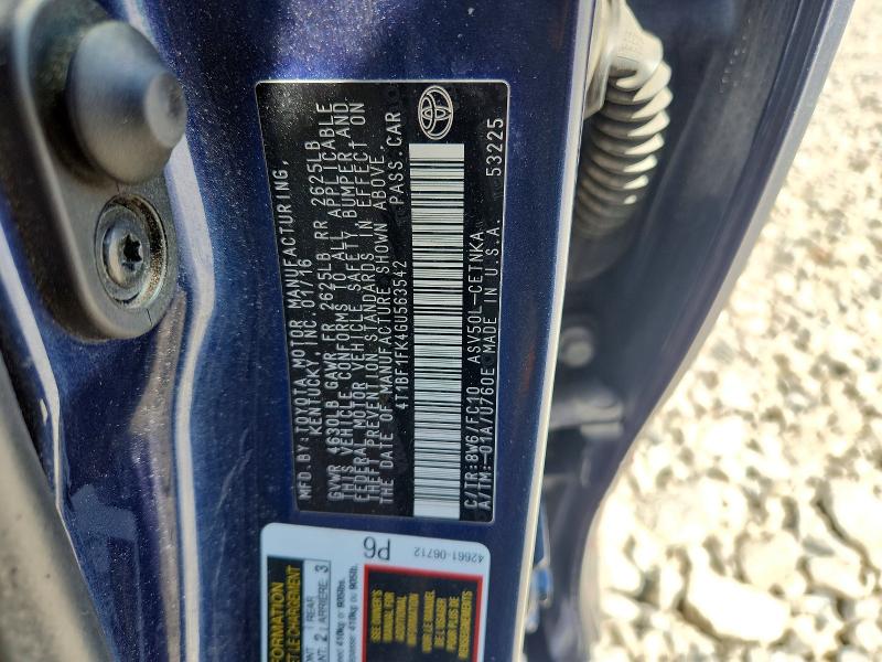 Продажа на аукционе авто 2016 Toyota Camry, vin: 4T1BF1FK4GU563542, номер лота: 49862306