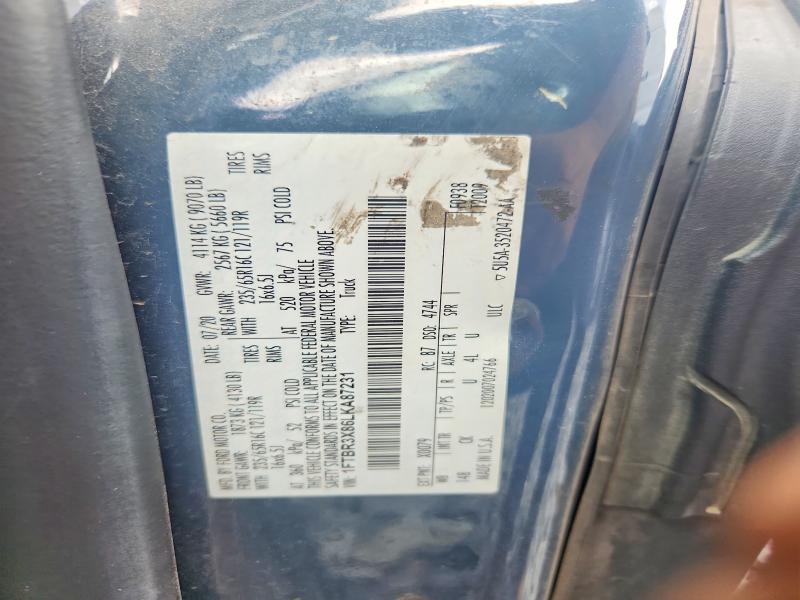 2020 Ford Transit მანქანა იყიდება აუქციონზე, vin: 1FTBR3X86LKA87231, აუქციონის ნომერი: 47374836