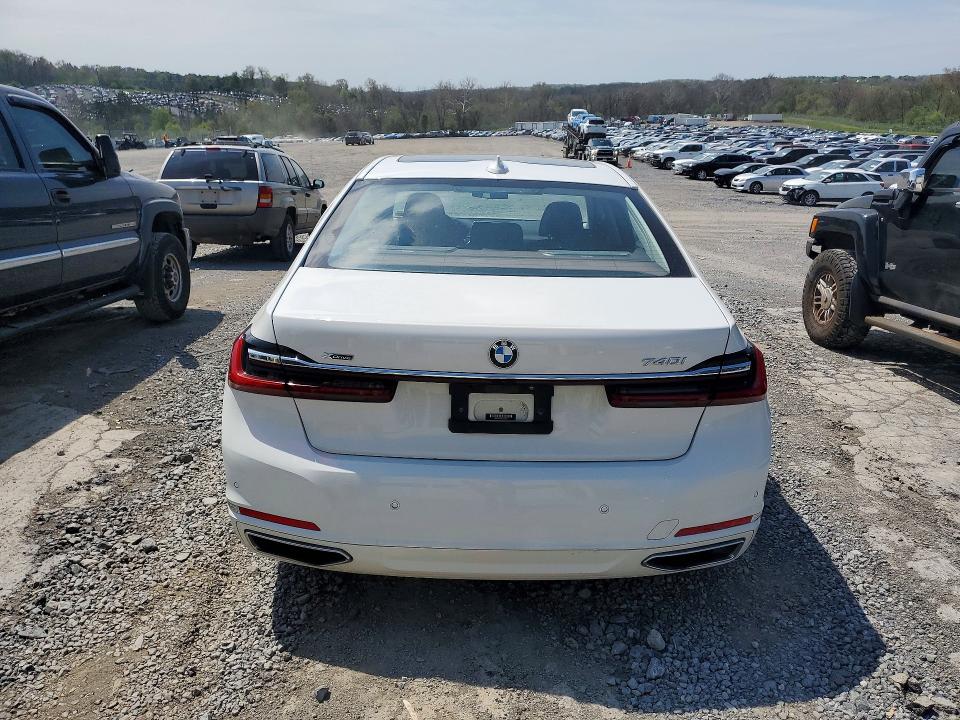 50219256 :رقم المزاد ، WBA7T4C07LGF97409 vin ، 2020 Bmw 740 مزاد بيع