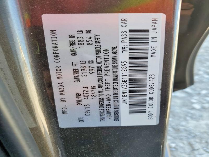 Продаж на аукціоні авто 2014 Mazda 3, vin: JM1BM1V33E1112895, номер лоту: 51082206