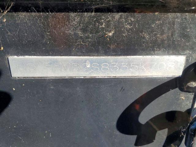 85140125 :رقم المزاد ، MB2S8335K708 vin ، 2008 Other Wakesetter مزاد بيع