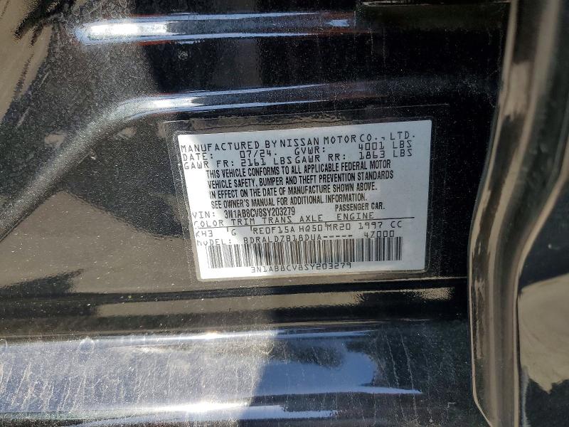 Aukcja sprzedaży 2025 Nissan Sentra, vin: 3N1AB8CV8SY203279, numer aukcji: 49587726