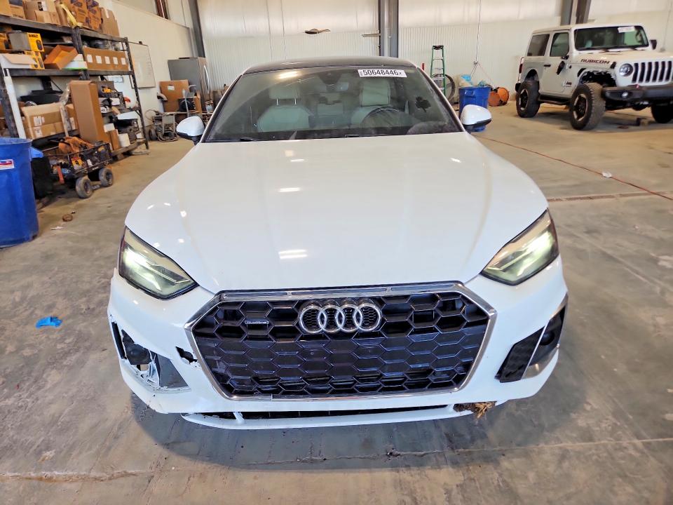 2021 Audi A5 მანქანა იყიდება აუქციონზე, vin: WAUDACF54MA015889, აუქციონის ნომერი: 50648446