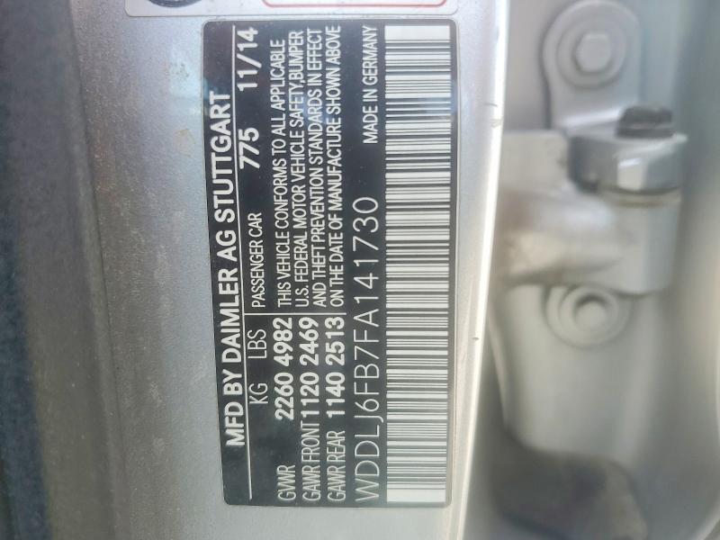 Продаж на аукціоні авто 2015 Mercedes-benz Cls, vin: WDDLJ6FB7FA141730, номер лоту: 51152006