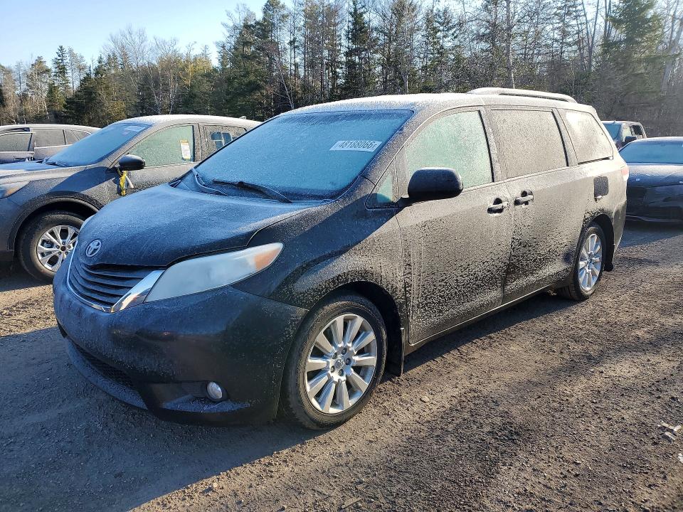 48188066 :رقم المزاد ، 5TDYK3DC7BS173713 vin ، 2011 Toyota Sienna-v6 مزاد بيع