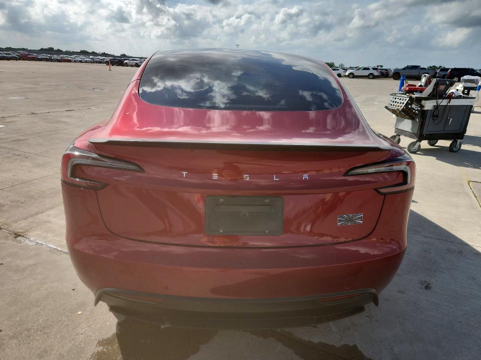Aukcja sprzedaży 2025 Tesla Model 3, vin: 5YJ3E1ET7SF060482, numer aukcji: 49928796