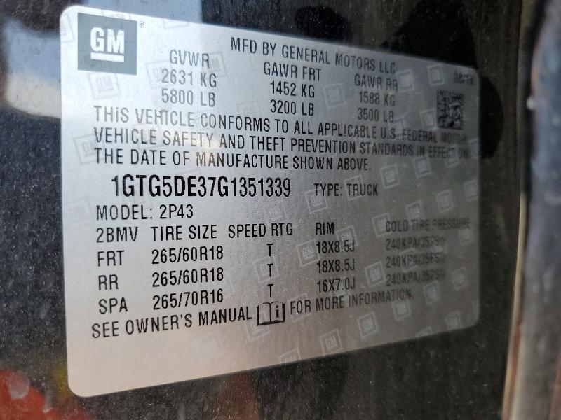 50164416 :رقم المزاد ، 1GTG5DE37G1351339 vin ، 2016 Gmc Canyon مزاد بيع