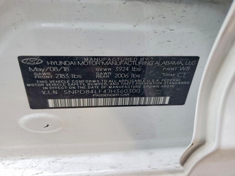 Продажа на аукционе авто 2018 Hyundai Elantra, vin: 5NPD84LF4JH360300, номер лота: 49979226