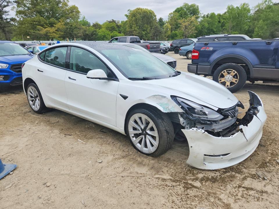 Продажа на аукционе авто 2022 Tesla Model 3, vin: 5YJ3E1EA4NF371399, номер лота: 51016226
