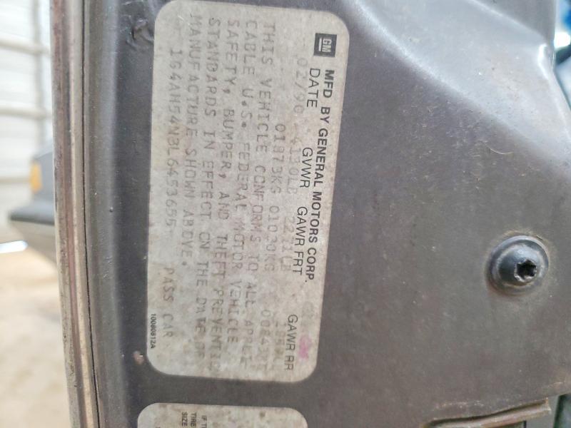 1990 Buick Century მანქანა იყიდება აუქციონზე, vin: 1G4AH54N3L6453655, აუქციონის ნომერი: 49305216