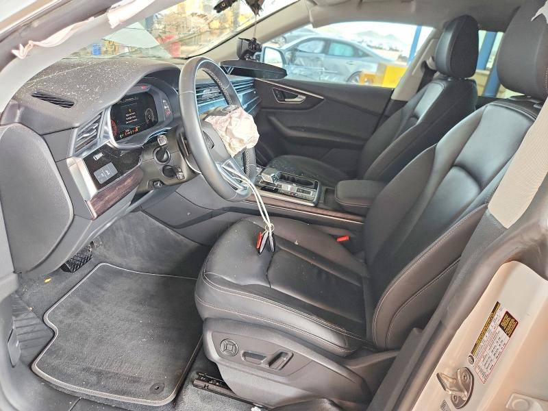 2022 Audi Q8 მანქანა იყიდება აუქციონზე, vin: WA1AVBF1XND019280, აუქციონის ნომერი: 50276256