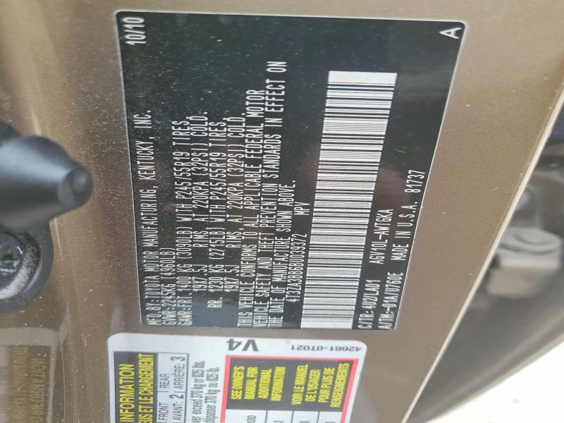 Продажа на аукционе авто 2011 Toyota Venza, vin: 4T3ZA3BB6BU039372, номер лота: 51459126