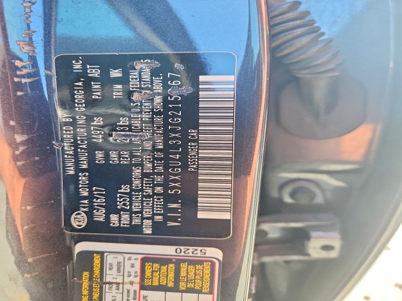 49592906 :رقم المزاد ، 5XXGU4L3XJG215367 vin ، 2018 Kia Optima مزاد بيع